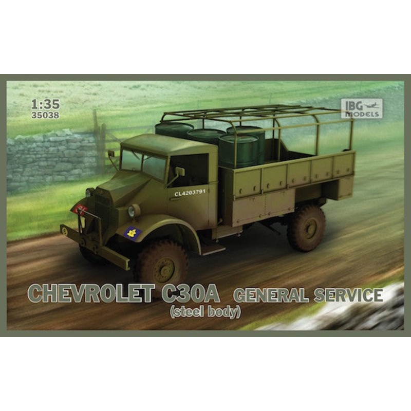 IBG Models 35038 1:35 Chevrolet C30A General Service (Steel Body)