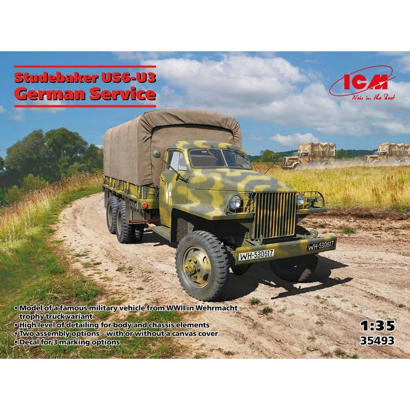 ICM 35493 1:35 Studebaker US6-U3 in German Service with new decals