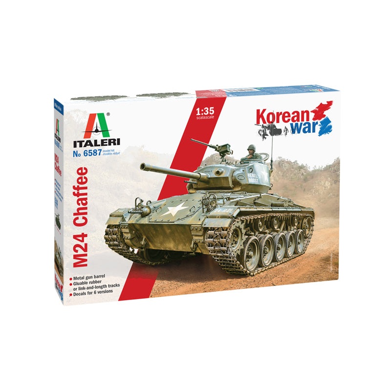 Italeri 6587 1:35 M24 Chaffee Korean War