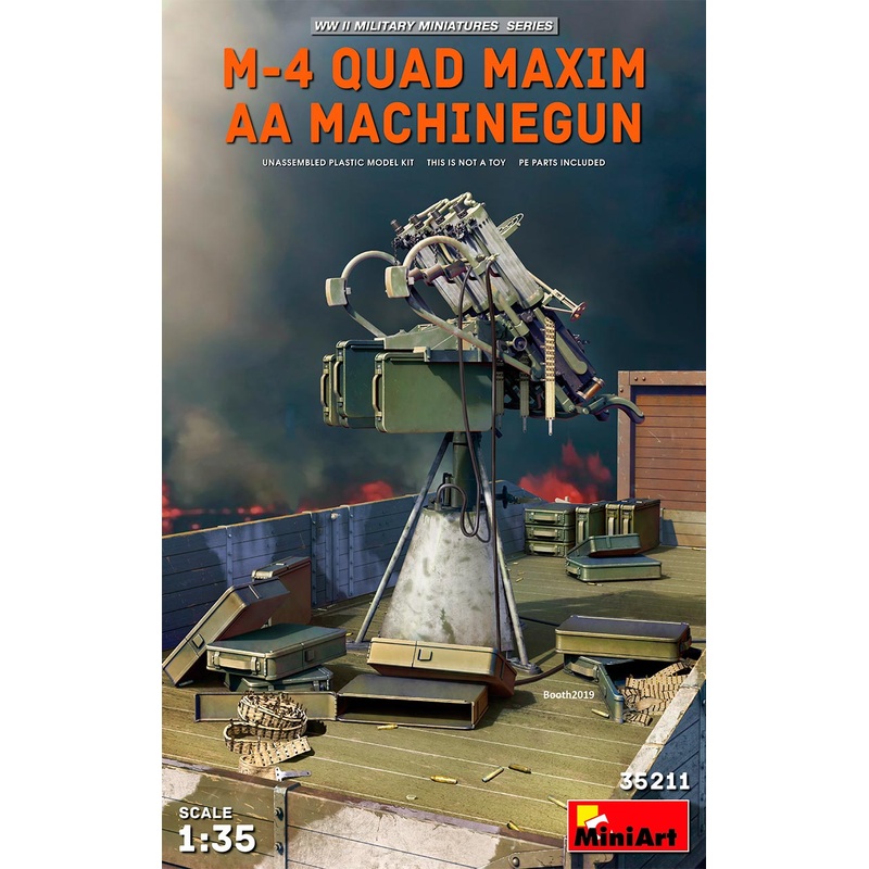 MiniArt 35211 1:35 M-4 Quad Maxim AA Machine Gun