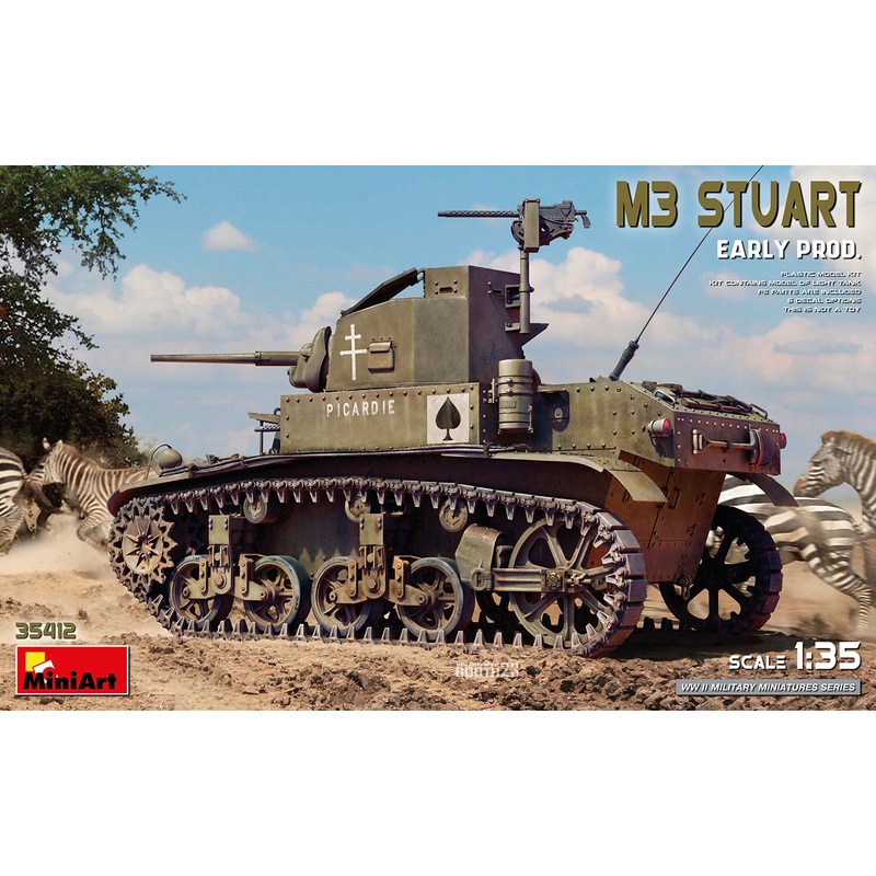 MiniArt 35412 1:35 M3 Stuart Early Production