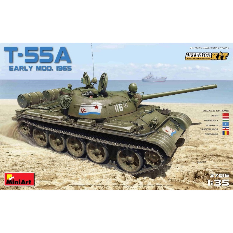 MiniArt 37016 1:35 T-55A Early Mod. 1965 Interior Kit