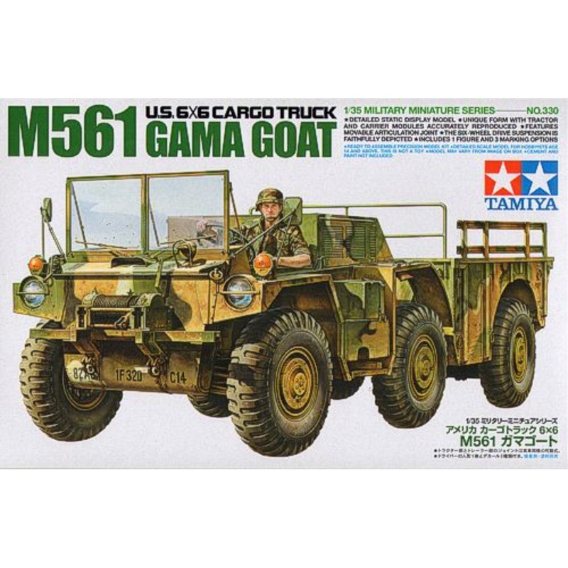 Tamiya 35330 1:35 Gama Goat U.S. Cargo Truck 6X6 M561