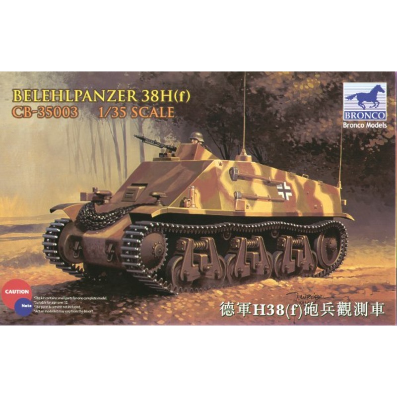 Bronco Models CB35003 1:35 Befehlpanzer 38(f)