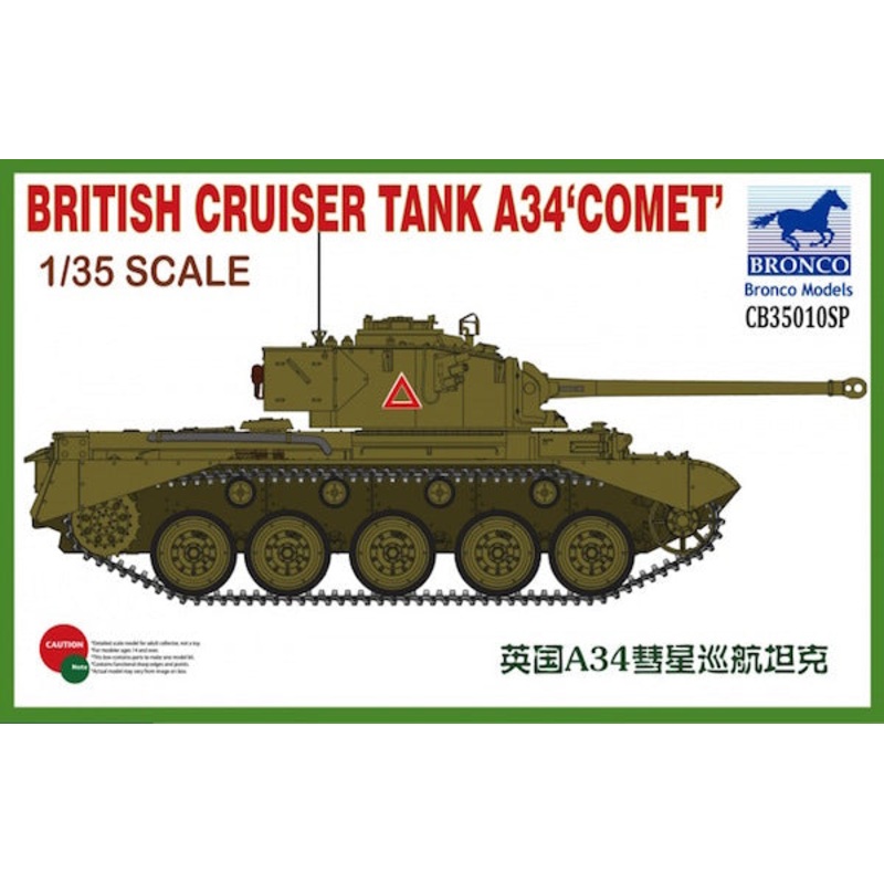 Bronco Models CB35010SP 1:35 A34 'Comet' cruiser tank