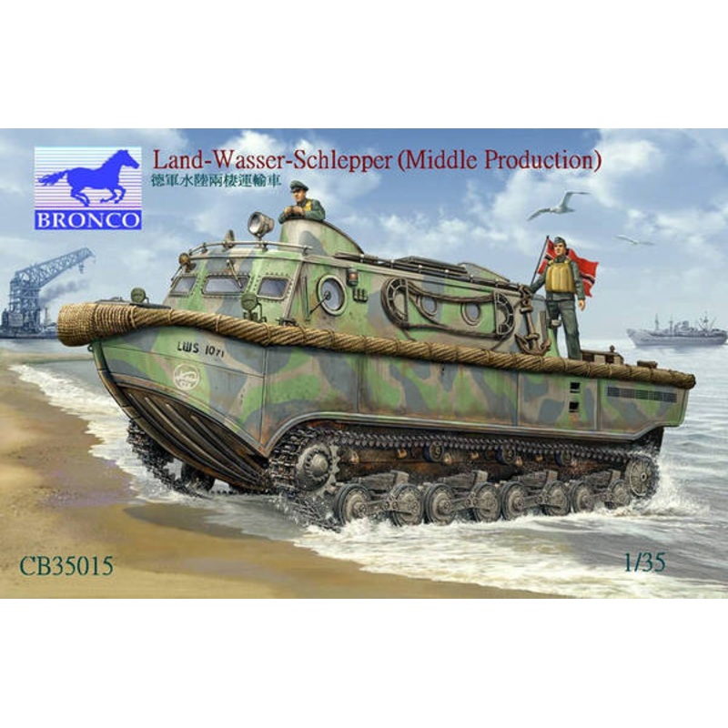 Bronco Models CB35015 1:35 Land-Wasser-Schlepper (LWS) (Middle Production)