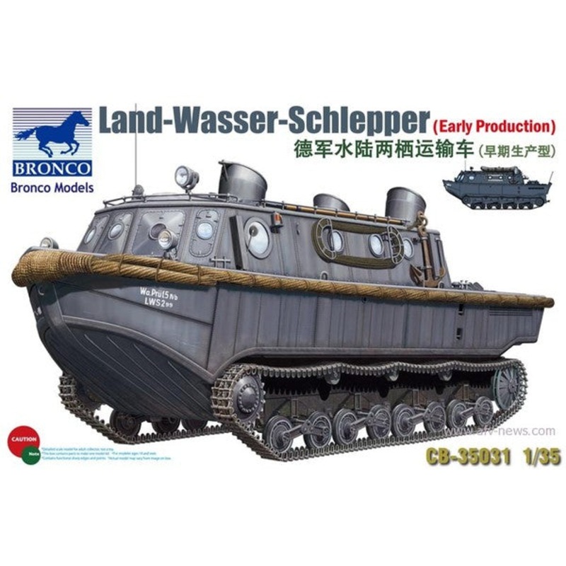 Bronco Models CB35031 1:35 Land-Wasser-Schlepper (Early Production)