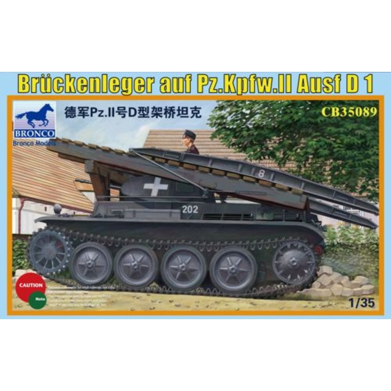 Bronco Models CB35089 1:35 Bruckenleger Auf Pz.Kpfw.II Ausf.D1