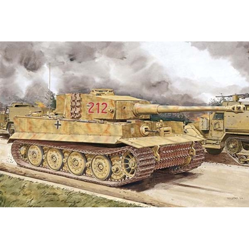 Dragon 6947 1:35 Pz.Kpfw.VI Ausf.E Tiger I Late Production w/Zimmerit (Normandy 1944)