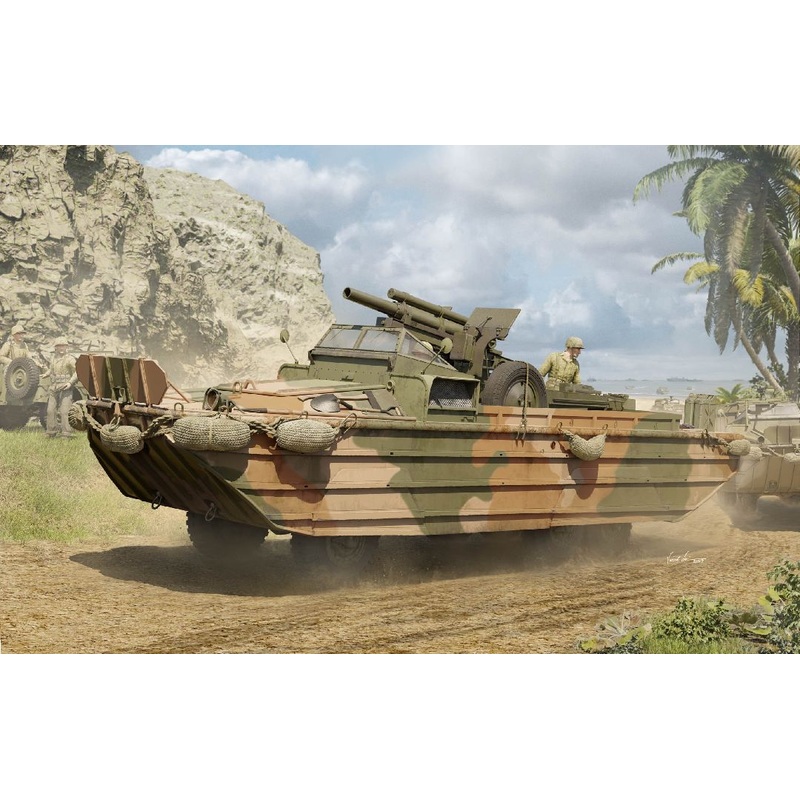 I LOVE KIT 63540 1:35 US GMC DUKW-353 with 105mm Howitzer