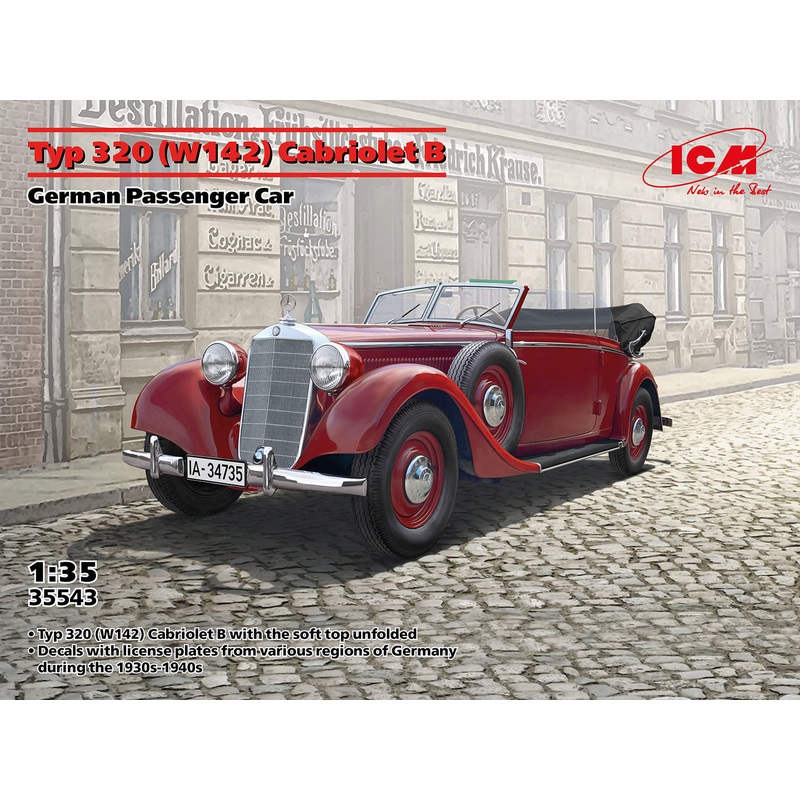 ICM 35543 1:35 Typ 320 (W142) Cabriolet B