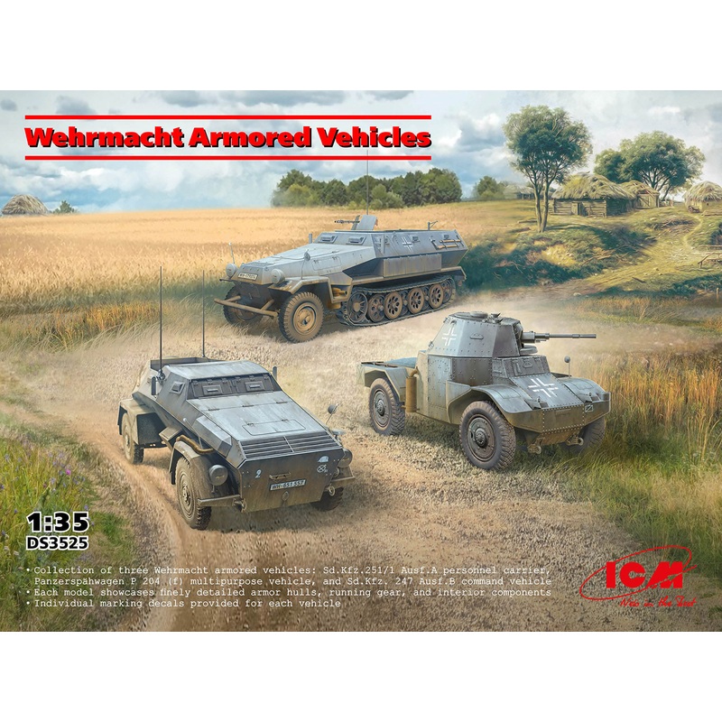 ICM DS3525 1:35 Wehrmacht Armoured Vehicles