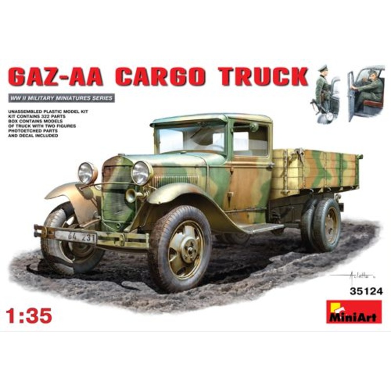 MiniArt 35124 1:35 Soviet GAZ-AA Cargo Truck