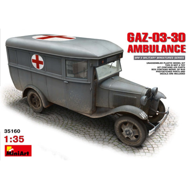 MiniArt 35160 1:35 GAZ-03-30 Ambulance