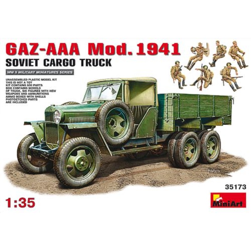 MiniArt 35173 1:35 Soviet Gaz-AAA Cargo Truck Mod. 1941