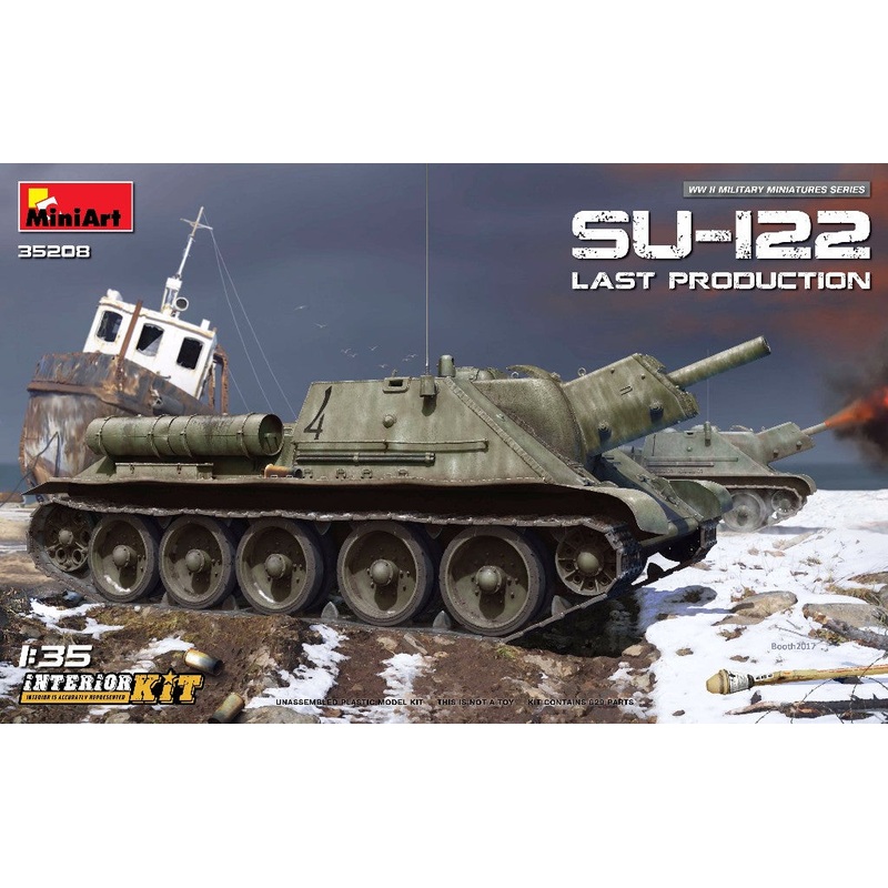 MiniArt 35208 1:35 SU-122 Last production with interior