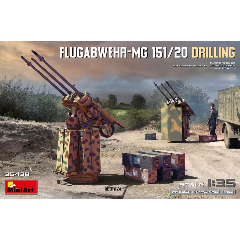 MiniArt 35438 1:35 Flugabwehr-MG 151/20 Drilling