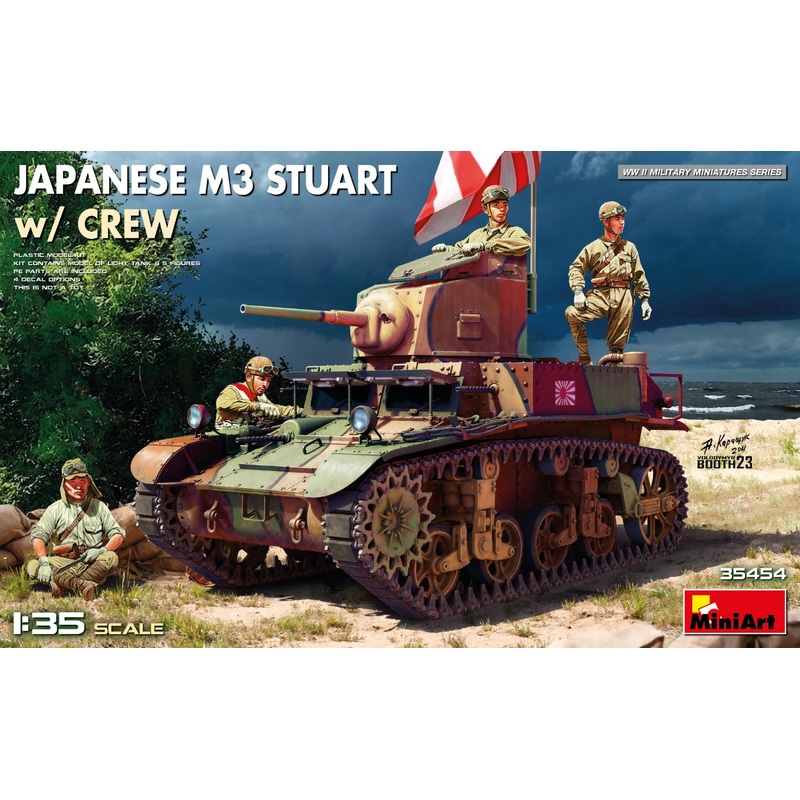 MiniArt 35454 1:35 Japanese M3 Stuart with Crew.