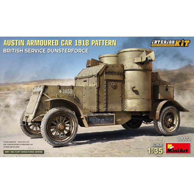 MiniArt 39023 1:35 Austin Armoured Car 1918 Pattern British Service Dunsterforce Interior Kit