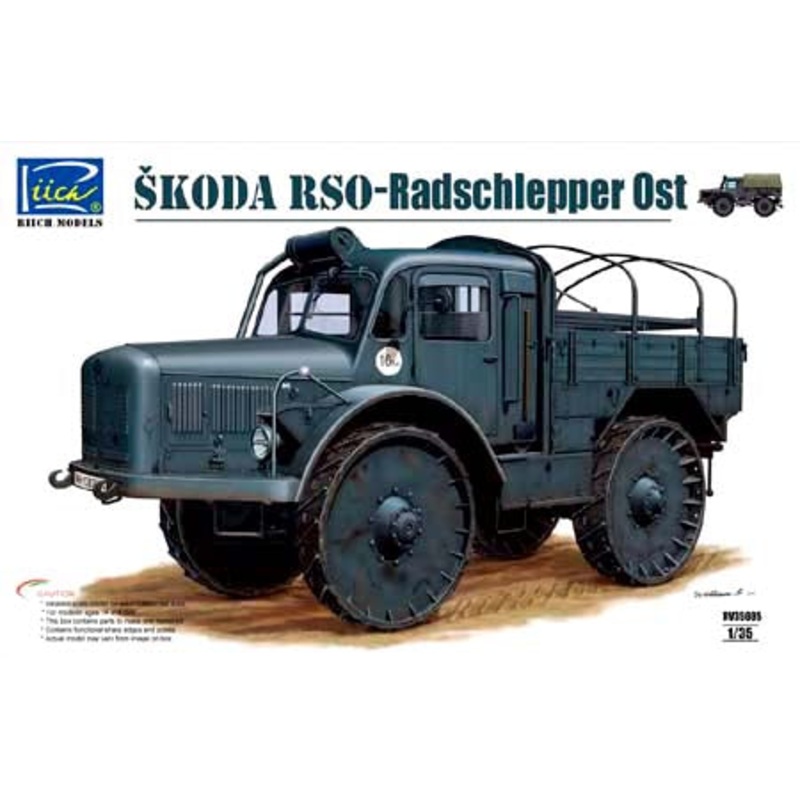 Riich Models RV35005 1:35 Skoda RSO Radschlepper OST WWII