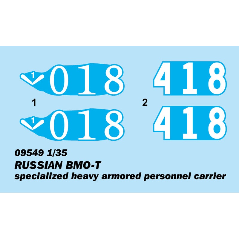 Trumpeter 09549 1:35 BMO-T HAPC Russian Army heavy armoured personnel carrier (Object 564) 'Firebug'
