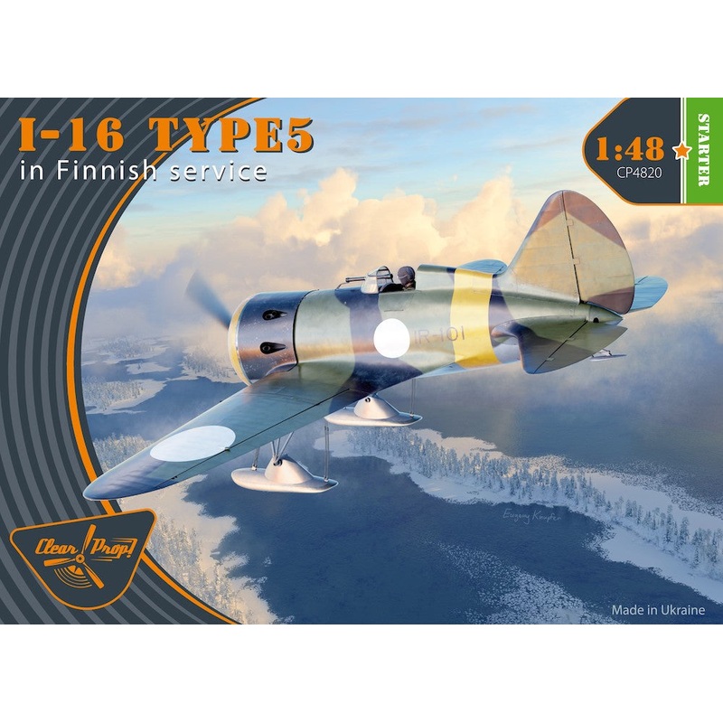 Clear Prop Models CP4820 1:48 Polikarpov I-16 type 5 In Finnish Service - Starter kit