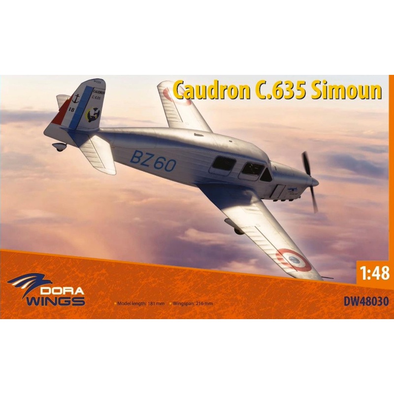 Dora Wings DW48030 1:48 Caudron C.635 Simoun