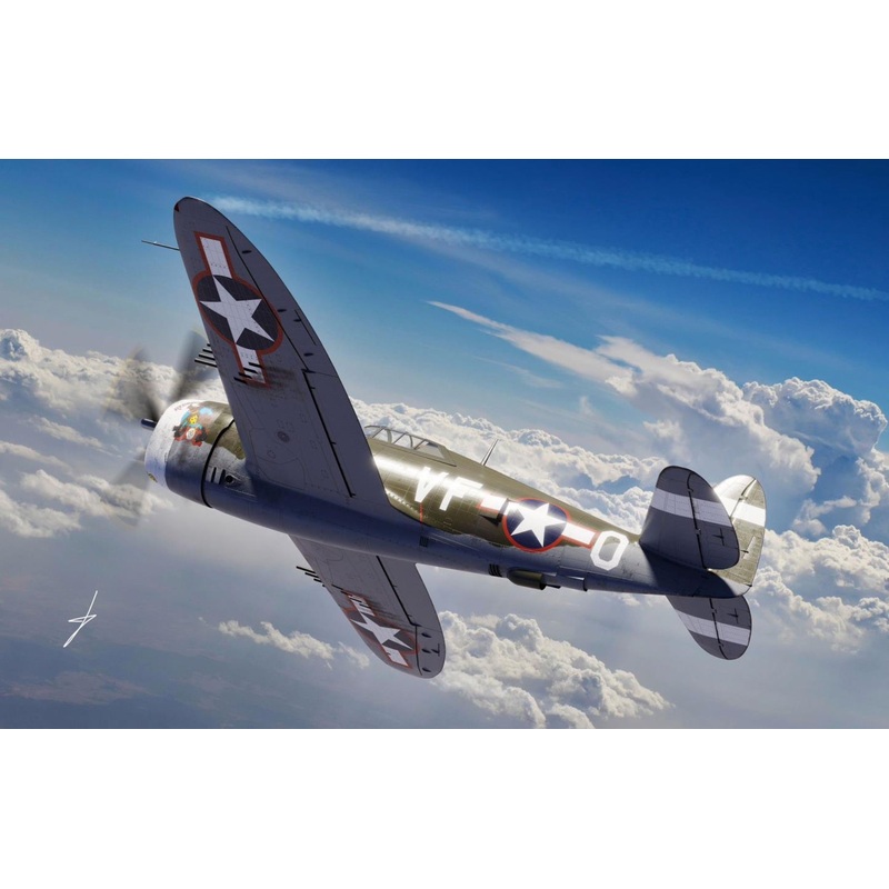 Dora Wings DW48055 1:48 Republic P-47C-2 Thunderbolt Razorback