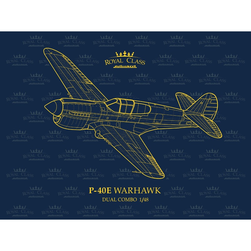 Eduard kits 0023 1:48 Curtiss P-40E Warhawk Royal Class Dual Combo.