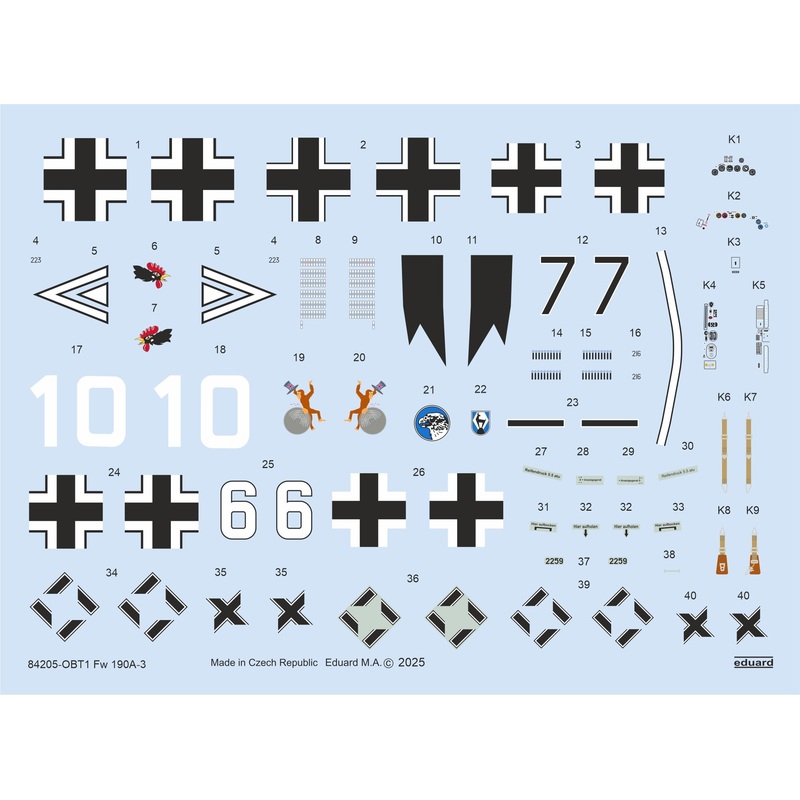 Eduard kits 84205 1:48 Focke-Wulf Fw-190A-3