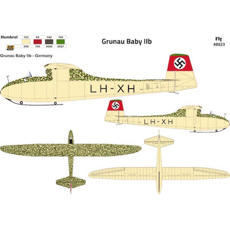 FLY 48023 1:48 Grunau Baby IIB Germany