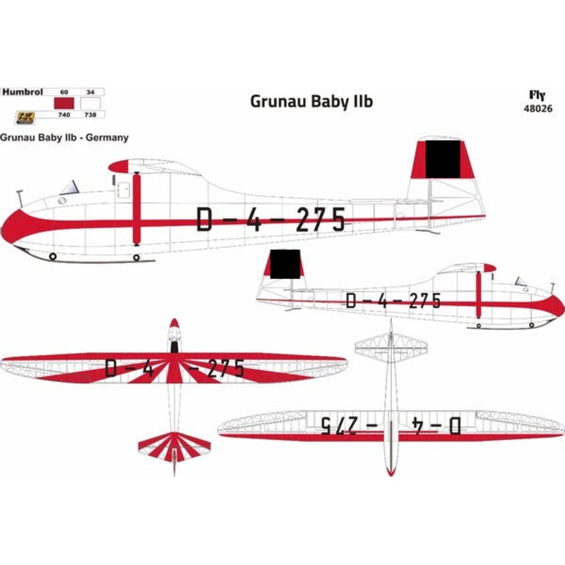 FLY 48026 1:48 Grunau Baby IIB Germany