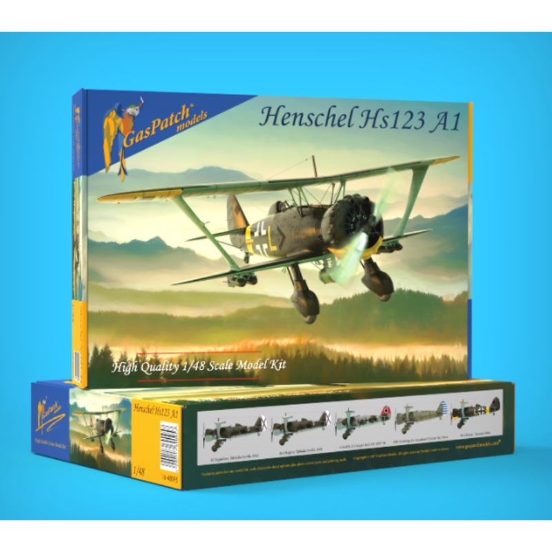 GasPatch Models 48095 1:48 Henschel Hs-123A-1