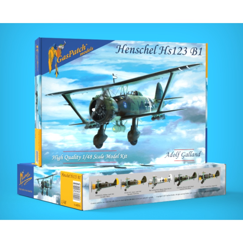 GasPatch Models 48096 1:48 Henschel Hs-123B-1