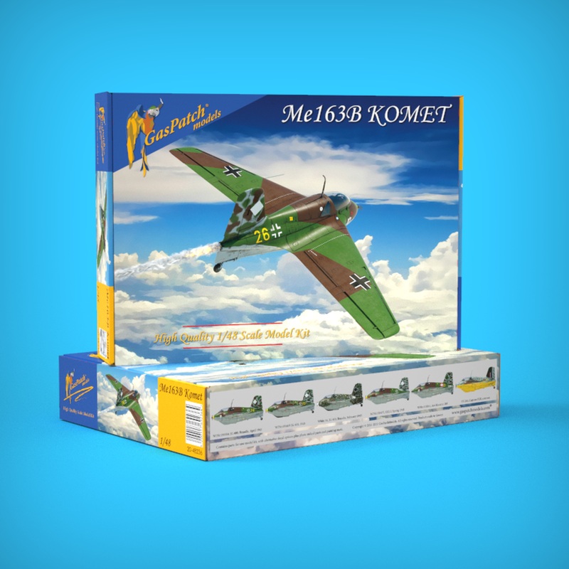 GasPatch Models 48236 1:48 Messerchmitt Me-163B Komet