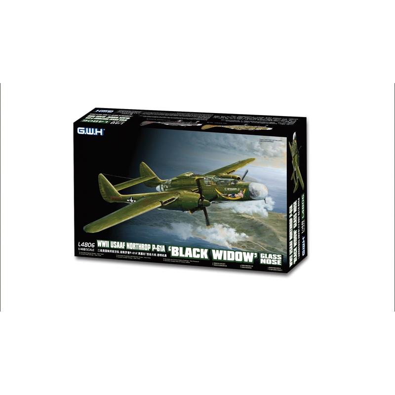 Great Wall Hobby L4806 1:48 Northrop P-61A 'Black Widow' with Glass Nose