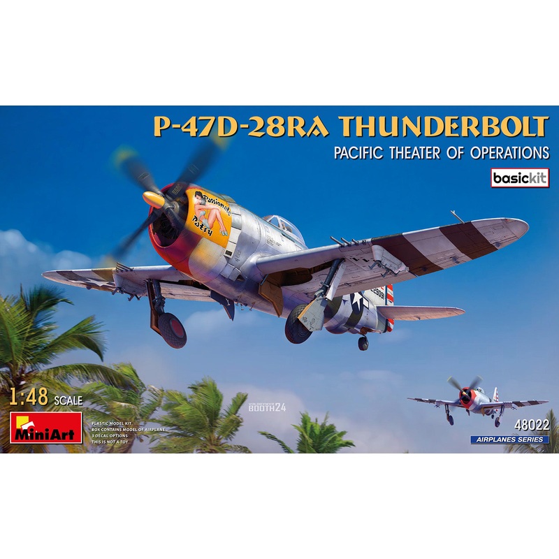MiniArt 48022 1:48 P-47 D-28 RA Thunderbolt - Pacific Theatre of Operations