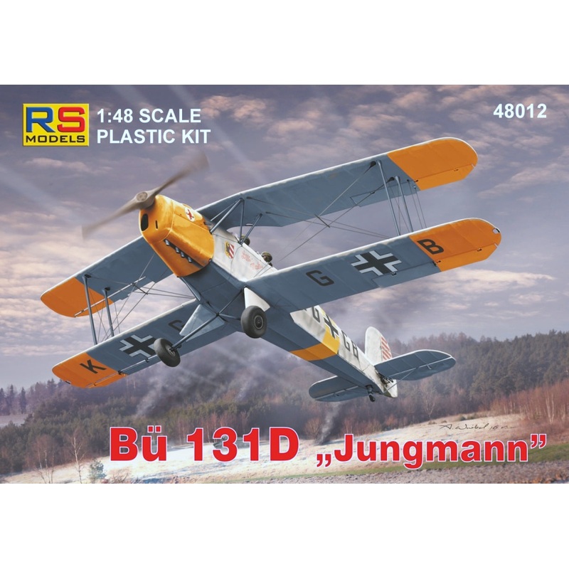 RS Models 48012 1:48 Bucker Bu-131D Jungmann