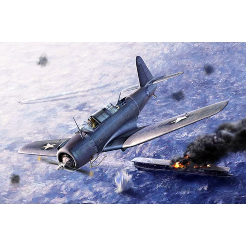 Academy 12324 1:48 Vought SB2U-3 Vindicator Battle of Midway (ex Accurate Miniatures)