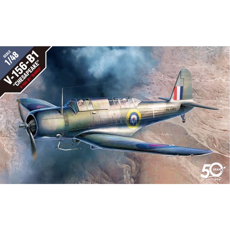 Academy 12330 1:48 Vought V-156-B1 'Chesapeake' Royal Navy (SB2U-3 Vindicator)