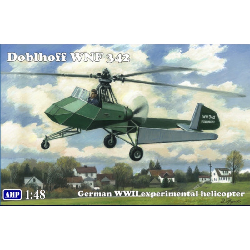AMP 48008 1:48 Doblhoff WNF 342 WWII German Experimental Helicopter