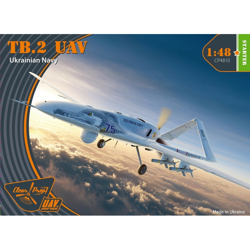 Clear Prop Models 4810 1:48 Bayraktar TB.2 UAV Ukrainian Navy Starter