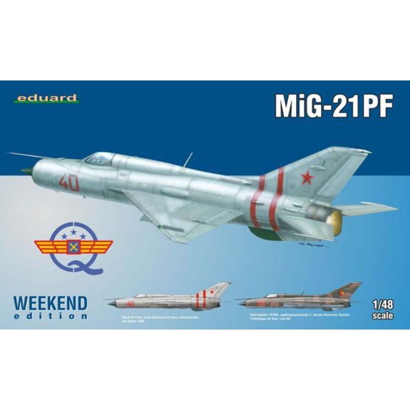 Eduard 84127 1:48 Mikoyan MiG-21PF Weekend Edition