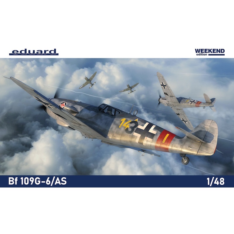 Eduard kits 84169 1:48  Messerschmitt Bf 109G-6/AS Weekend edition
