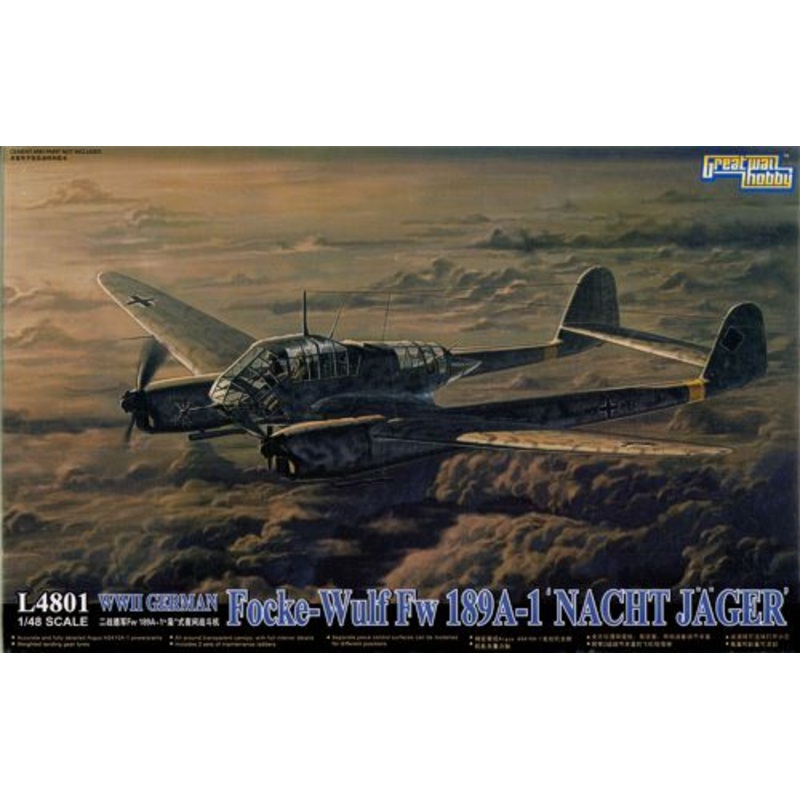 Great Wall Hobby L4801 1:48 Focke-Wulf Fw-189A-1 Night Fighter