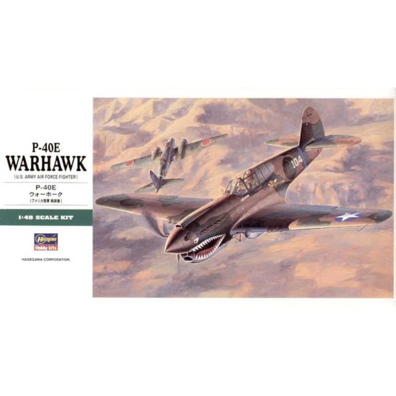 Hasegawa JT86 1:48 Curtiss P-40E Warhawk