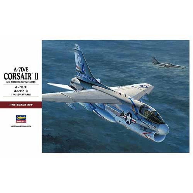 Hasegawa PT47 1:48 LTV A-7D or A-7E Corsair II (makes one kits)