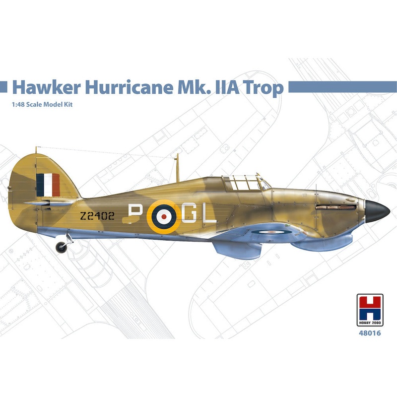 Hobby 2000 K48016 1:48 Hawker Hurricane Mk.IIA Trop