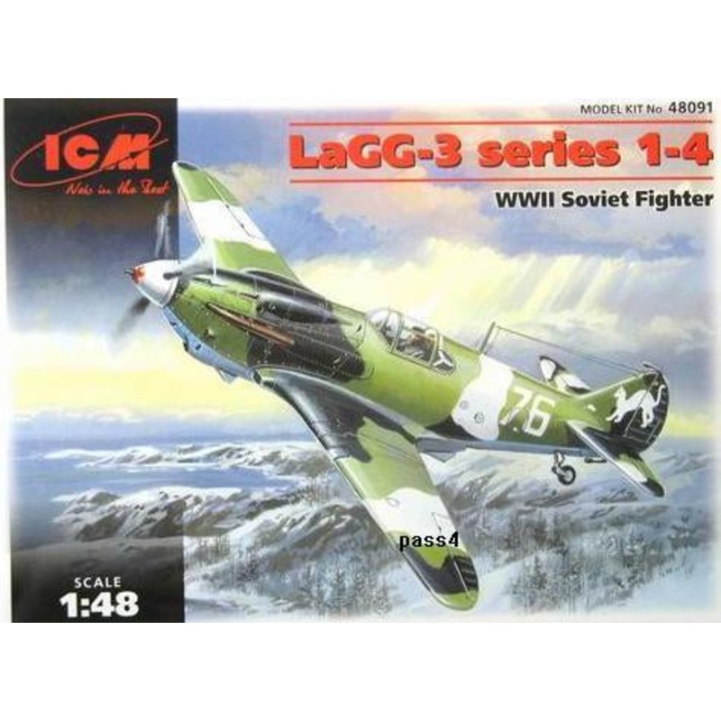 ICM 48091 1:48 Lavochkin LaGG-3 Series 1-4