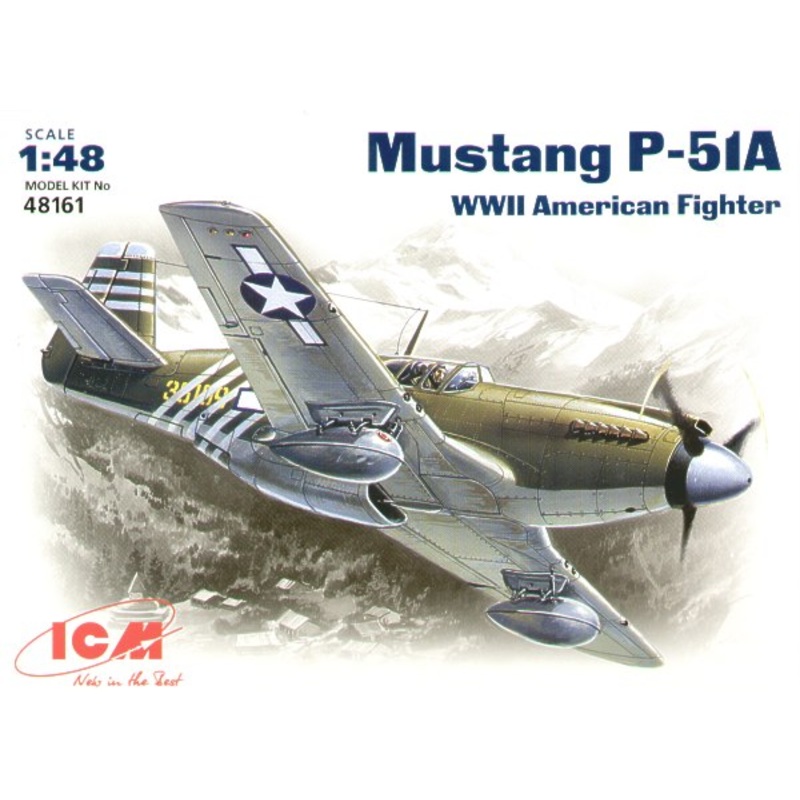 ICM 48161 1:48 North-American P-51A Mustang USAF